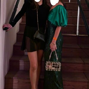 Emerald Sequin Dress